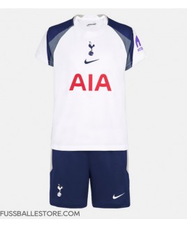 Günstige Tottenham Hotspur Heimtrikotsatz Kinder 2025-26 Kurzarm (+ Kurze Hosen)